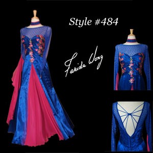 Farida Wong Dancewear  Ballroom Dance Dress 484