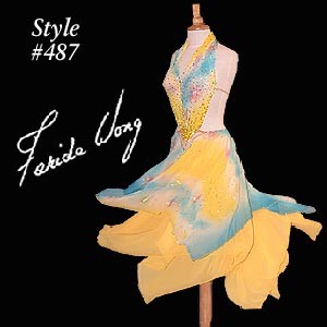 Farida Wong Dancewear  Ballroom Dance Dress 487