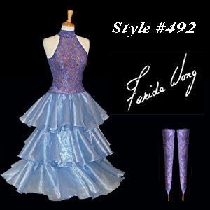 Farida Wong Dancewear  Ballroom Dance Dress 492