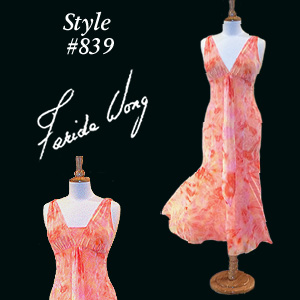 Farida Wong Dancewear  Evening Wear 839