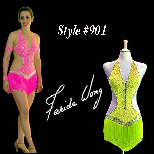 Farida Wong Dancewear  Latin Dance Costume 901