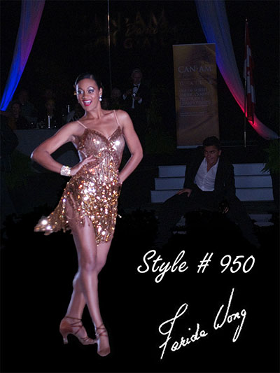 Farida Wong Dancewear  Latin Dance Costume 950